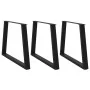 Patas para mesa de comedor en forma de V 3 uds acero negro by , Table legs - Ref: Foro24-4012592, Price: 145,55 €, Discount: %