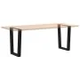 Patas para mesa de comedor forma V 2 uds negro 60x(72-73,3) cm by , Table legs - Ref: Foro24-4012640, Price: 81,32 €, Discoun...