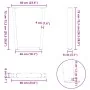 Patas para mesa de comedor forma V 2 uds negro 60x(72-73,3) cm by , Table legs - Ref: Foro24-4012640, Price: 81,32 €, Discoun...