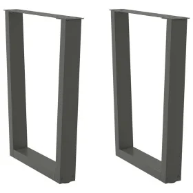 Patas para mesa de comedor en forma de V 2 uds antracita acero by , Table legs - Ref: Foro24-4012642, Price: 88,38 €, Discoun...