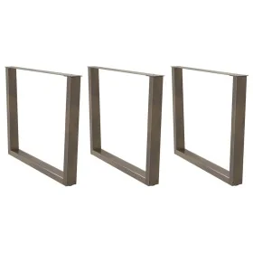 Patas para mesa de comedor en forma de V 3 uds acero natural by , Table legs - Ref: Foro24-4012675, Price: 159,85 €, Discount: %