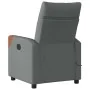 Sillón de masaje reclinable de tela gris oscuro de , Sillones - Ref: Foro24-4104818, Precio: 202,42 €, Descuento: %