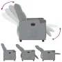 Sillón reclinable de tela gris claro de , Sillones - Ref: Foro24-4104839, Precio: 199,64 €, Descuento: %