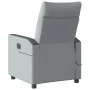 Sillón reclinable de masaje de tela gris claro de , Sillones - Ref: Foro24-4104832, Precio: 204,11 €, Descuento: %