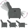 Sillón reclinable de tela gris oscuro by , Armchairs - Ref: Foro24-4104826, Price: 187,44 €, Discount: %