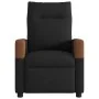 Sillón reclinable de tela negro by , Armchairs - Ref: Foro24-4104811, Price: 185,08 €, Discount: %