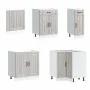 Mueble cocina Lucca sonoma gris 11 pzas madera contrachapada de , Armarios de cocina - Ref: Foro24-3314897, Precio: 699,50 €,...
