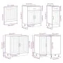 Mueble cocina Lucca sonoma gris 11 pzas madera contrachapada de , Armarios de cocina - Ref: Foro24-3314897, Precio: 699,50 €,...