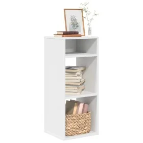 Estantería librería madera contrachapada blanco 34x31x80 cm de , Librerías y estanterías - Ref: Foro24-860274, Precio: 43,43 ...