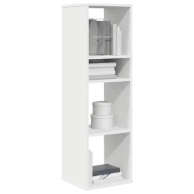Estantería de madera contrachapada blanco 34x31x112 cm de , Librerías y estanterías - Ref: Foro24-860283, Precio: 50,78 €, De...