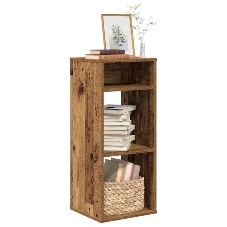 Estantería madera ingeniería madera envejecida 34x31x80 cm de , Librerías y estanterías - Ref: Foro24-860281, Precio: 45,40 €...