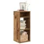 Estantería madera ingeniería madera envejecida 34x31x80 cm de , Librerías y estanterías - Ref: Foro24-860281, Precio: 45,40 €...