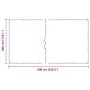 Lona transparente con ojales PVC 3x6 m de , Lonas impermeables - Ref: Foro24-4018602, Precio: 93,57 €, Descuento: %