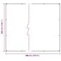 Lona transparente con ojales PVC 3x4 m de , Lonas impermeables - Ref: Foro24-4018600, Precio: 68,51 €, Descuento: %