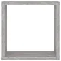 Estantes cubo de pared 4 unidades gris sonoma 30x15x30 cm de , Estantes y estanterías - Ref: Foro24-815883, Precio: 35,54 €, ...