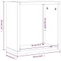 Estantes cubo de pared 4 unidades gris sonoma 30x15x30 cm de , Estantes y estanterías - Ref: Foro24-815883, Precio: 35,54 €, ...