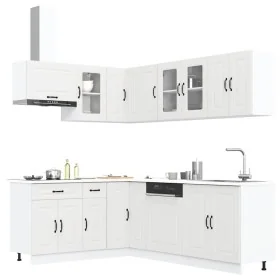 Mueble de cocina Kalmar blanco 11 piezas madera contrachapada de , Armarios de cocina - Ref: Foro24-3314881, Precio: 685,63 €...