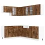 Mueble cocina Porto roble ahumado 11 pzas madera contrachapada de , Armarios de cocina - Ref: Foro24-3314906, Precio: 707,14 ...