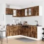 Mueble cocina Porto roble ahumado 11 pzas madera contrachapada de , Armarios de cocina - Ref: Foro24-3314906, Precio: 707,14 ...