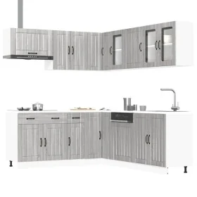 Mueble cocina Lucca sonoma gris 11 pzas madera contrachapada de , Armarios de cocina - Ref: Foro24-3314927, Precio: 720,70 €,...