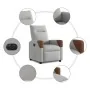 Sillón reclinable eléctrico de tela gris nube de , Sillones - Ref: Foro24-3323989, Precio: 239,42 €, Descuento: %