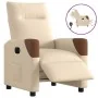 Sillón reclinable eléctrico de tela crema de , Sillones - Ref: Foro24-3323994, Precio: 240,20 €, Descuento: %