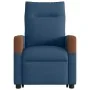 Sillón reclinable de masaje elevable tela azul by , Armchairs - Ref: Foro24-3324020, Price: 302,08 €, Discount: %