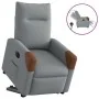 Sillón eléctrico reclinable elevable de tela gris claro de , Sillones - Ref: Foro24-3324022, Precio: 323,13 €, Descuento: %