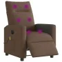 Sillón reclinable de masaje eléctrico tela marrón de , Sillones - Ref: Foro24-3324048, Precio: 256,67 €, Descuento: %