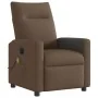 Sillón reclinable de masaje eléctrico tela marrón de , Sillones - Ref: Foro24-3324048, Precio: 256,67 €, Descuento: %