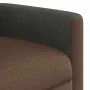 Sillón reclinable de masaje eléctrico tela marrón de , Sillones - Ref: Foro24-3324048, Precio: 256,67 €, Descuento: %