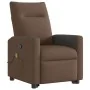 Silla de masaje reclinable de pie de tela marrón de , Sillones - Ref: Foro24-3324062, Precio: 289,63 €, Descuento: %