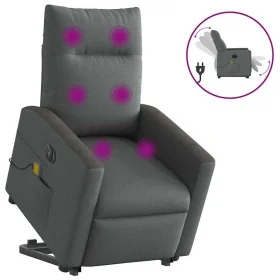 Sillón de masaje eléctrico reclinable elevable tela gris oscuro von , Sessel - Ref: Foro24-3324074, Preis: 340,92 €, Rabatt: %