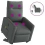 Sillón de masaje eléctrico reclinable elevable tela gris oscuro de , Sillones - Ref: Foro24-3324074, Precio: 340,92 €, Descue...
