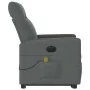 Sillón de masaje eléctrico reclinable elevable tela gris oscuro de , Sillones - Ref: Foro24-3324074, Precio: 340,92 €, Descue...