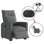 Sillón de masaje eléctrico reclinable elevable tela gris oscuro de , Sillones - Ref: Foro24-3324074, Precio: 340,92 €, Descue...
