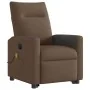 Sillón de masaje eléctrico reclinable elevable tela marrón de , Sillones - Ref: Foro24-3324076, Precio: 340,42 €, Descuento: %