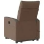 Sillón de masaje eléctrico reclinable elevable tela marrón de , Sillones - Ref: Foro24-3324076, Precio: 340,42 €, Descuento: %