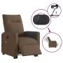 Sillón de masaje eléctrico reclinable elevable tela marrón de , Sillones - Ref: Foro24-3324076, Precio: 340,42 €, Descuento: %