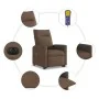 Sillón de masaje eléctrico reclinable elevable tela marrón de , Sillones - Ref: Foro24-3324076, Precio: 340,42 €, Descuento: %
