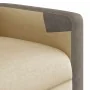 Sillón reclinable eléctrico de tela crema de , Sillones - Ref: Foro24-3324083, Precio: 240,97 €, Descuento: %