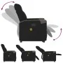 Sillón reclinable de masaje elevable tela negro de , Sillones - Ref: Foro24-3324097, Precio: 287,59 €, Descuento: %