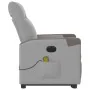 Sillón de masaje eléctrico reclinable elevable tela gris nube de , Sillones - Ref: Foro24-3324104, Precio: 338,91 €, Descuent...