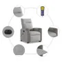 Sillón de masaje eléctrico reclinable elevable tela gris nube de , Sillones - Ref: Foro24-3324104, Precio: 338,91 €, Descuent...