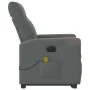 Sillón de masaje eléctrico reclinable elevable tela gris oscuro de , Sillones - Ref: Foro24-3324106, Precio: 337,89 €, Descue...