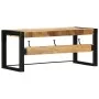Perchero madera maciza de mango rugosa 80x35x35 cm de , Percheros para sombreros y abrigos - Ref: Foro24-4015937, Precio: 71,...