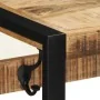 Perchero madera maciza de mango rugosa 80x35x35 cm de , Percheros para sombreros y abrigos - Ref: Foro24-4015937, Precio: 71,...
