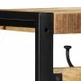 Perchero madera maciza de mango rugosa 80x35x35 cm de , Percheros para sombreros y abrigos - Ref: Foro24-4015937, Precio: 71,...