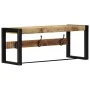 Perchero madera maciza de mango rugosa 80x35x35 cm de , Percheros para sombreros y abrigos - Ref: Foro24-4015937, Precio: 71,...