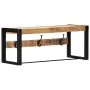 Perchero madera maciza de mango rugosa 80x35x35 cm de , Percheros para sombreros y abrigos - Ref: Foro24-4015937, Precio: 71,...